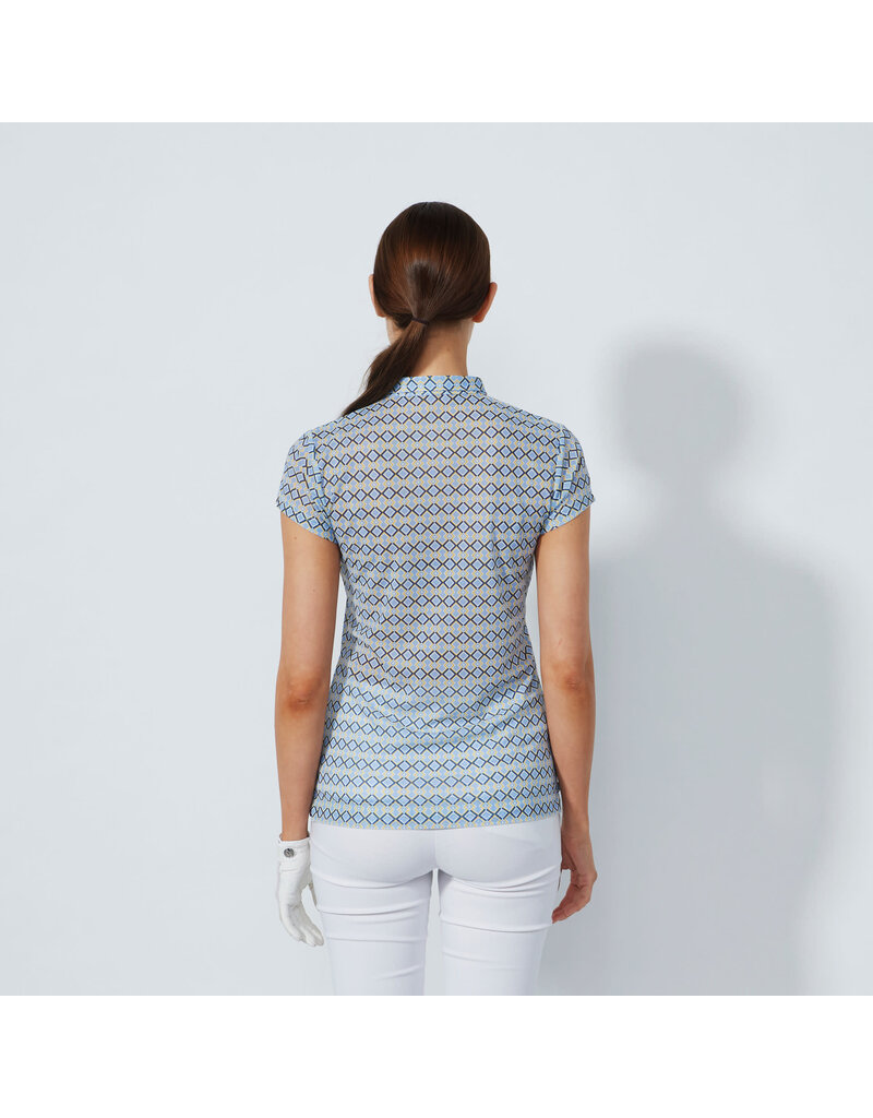 Daily Sports Daily Sports Breeze Mesh Cap Sleeve Polo Kaleidoscope