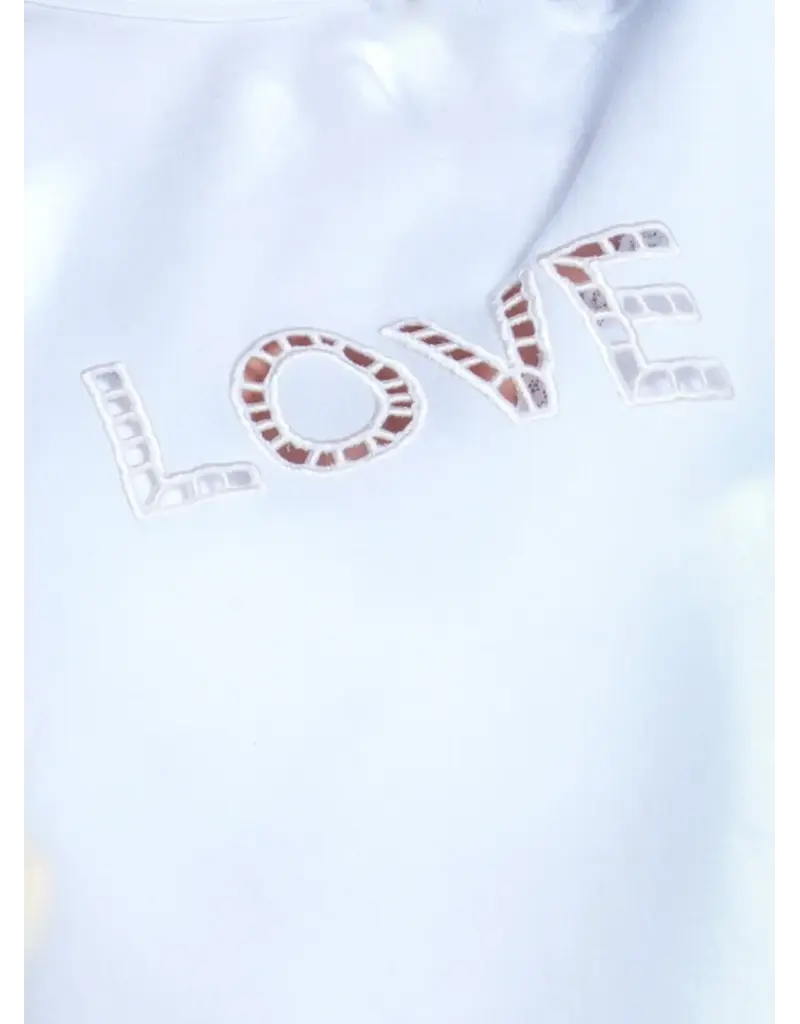 Lucky In Love Lucky in Love Love Pullover White