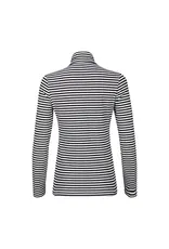 LOHLA Sport Lohla Sport The Malak Striped Long Sleeve Quarter Zip Navy Sample XXL