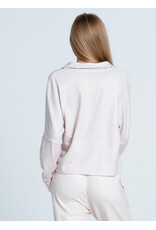 Lucky In Love Lucky In Love Renew Heather Zip Long Sleeve Beige