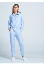 Lucky In Love Lucky in Love Renew Heather Zip Long Sleeve Powder