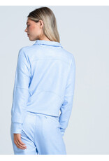 Lucky In Love Lucky in Love Renew Heather Zip Long Sleeve Powder