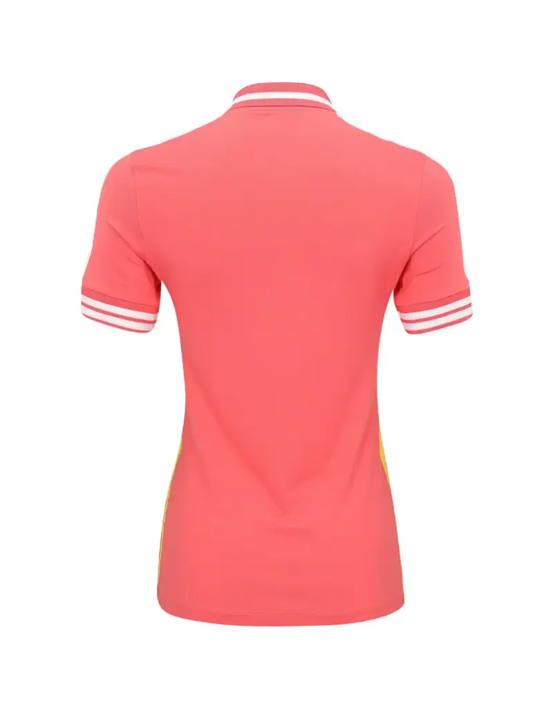LOHLA Sport Lohla Sport The Simone Quarter Zip Polo Short Sleeve Pink Champagne Sample S