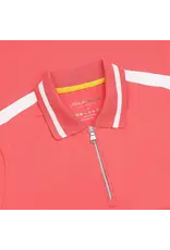 LOHLA Sport Lohla Sport The Simone Quarter Zip Polo Short Sleeve Pink Champagne Sample S