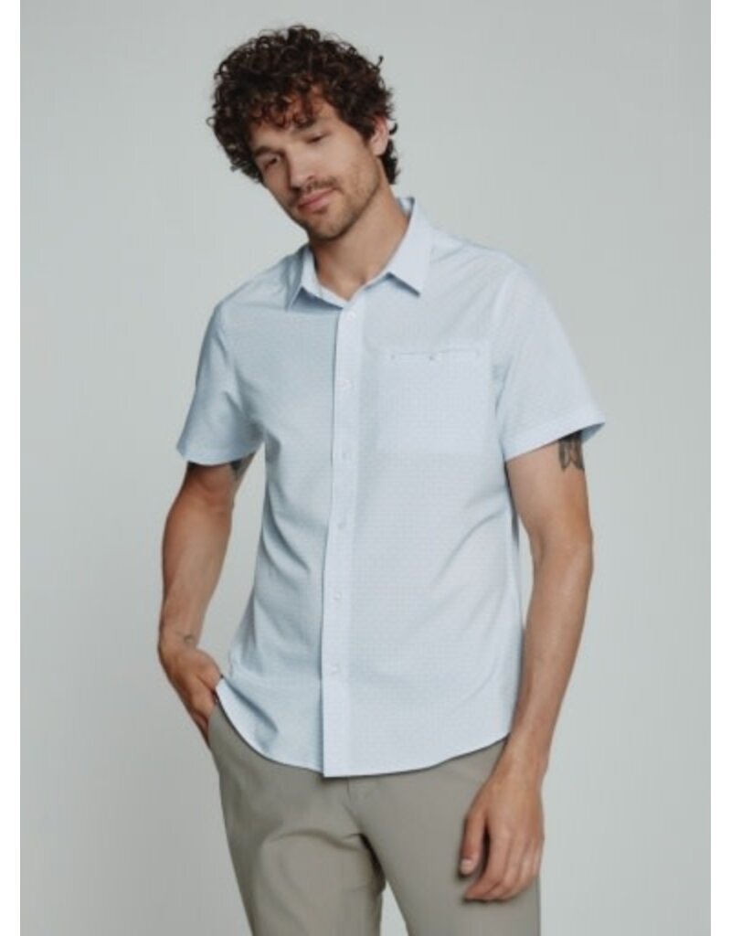 7 Diamonds 7Diamonds Palm Short Sleeve Shirt Stone Rose
