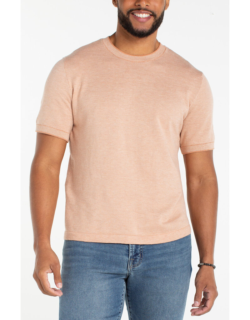 Liverpool Los Angeles Liverpool Crew Neck Short Sleeve Sweater Tee Clay