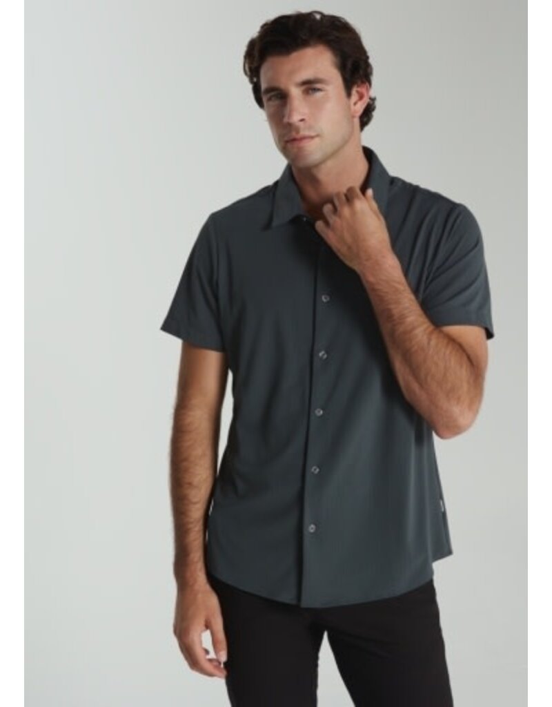 7 Diamonds 7 Diamonds Aldridge Short Sleeve Shirt Petrol Navy