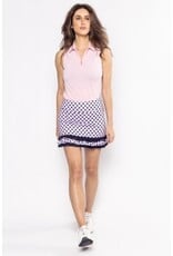 Golftini Golftini Sleeveless Zip Polo