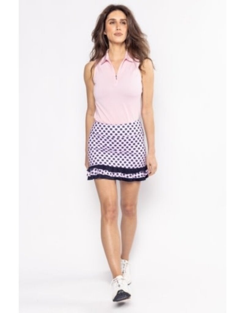 Golftini Golftini Sleeveless Zip Polo