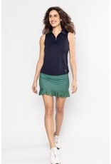 Golftini Golftini Sleeveless Zip Tech Polo Navy