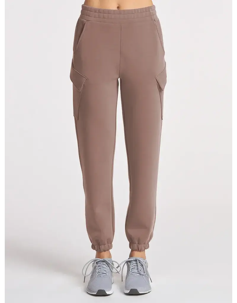 Thrive Societe Thrive Societe Ultraluxe Cargo Jogger Vintage Taupe