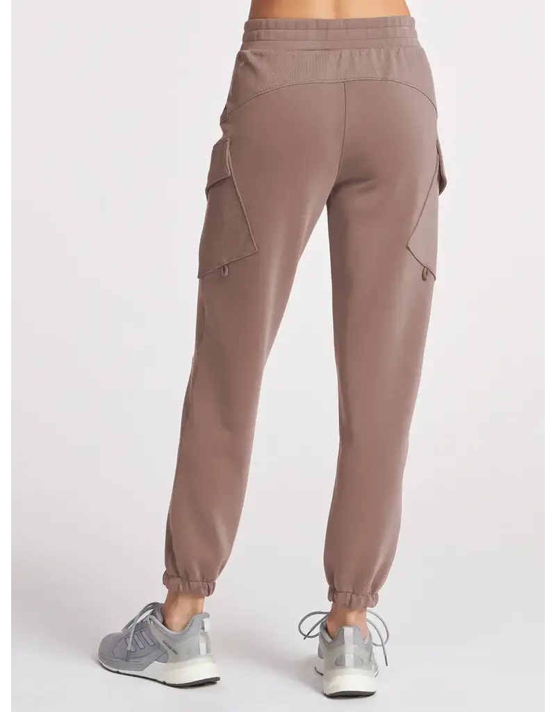 Thrive Societe Thrive Societe Ultraluxe Cargo Jogger Vintage Taupe