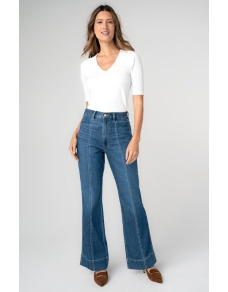 Liverpool Los Angeles Liverpool Relaxed High  Rise Seamed Bootcut 32"