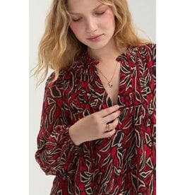 Liverpool Los Angeles Liverpool Long Sleeve Woven Blouse with Pintucks