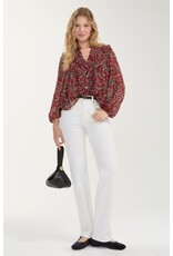 Liverpool Los Angeles Liverpool Long Sleeve Woven Blouse with Pintucks