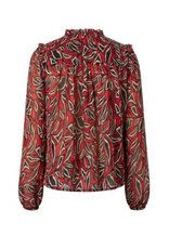 Liverpool Los Angeles Liverpool Long Sleeve Woven Blouse with Pintucks