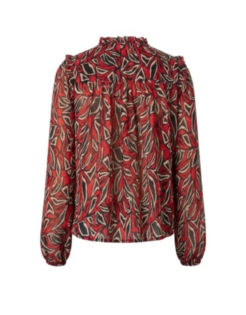 Liverpool Los Angeles Liverpool Long Sleeve Woven Blouse with Pintucks