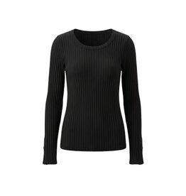 Liverpool Los Angeles Liverpool Long Sleeve Scoop Neck Knit Top
