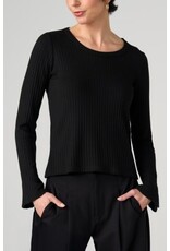 Liverpool Los Angeles Liverpool Long Sleeve Scoop Neck Knit Top
