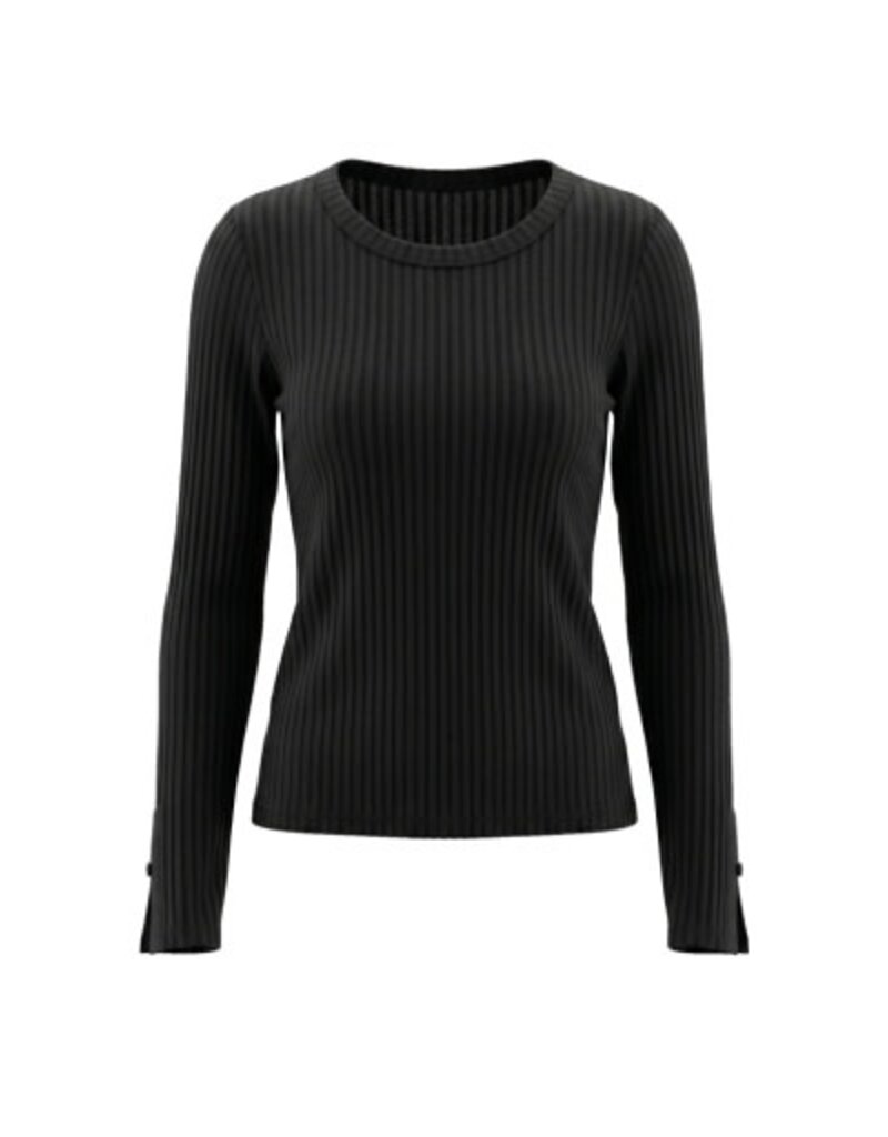 Liverpool Los Angeles Liverpool Long Sleeve Scoop Neck Knit Top