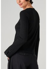 Liverpool Los Angeles Liverpool Long Sleeve Scoop Neck Knit Top