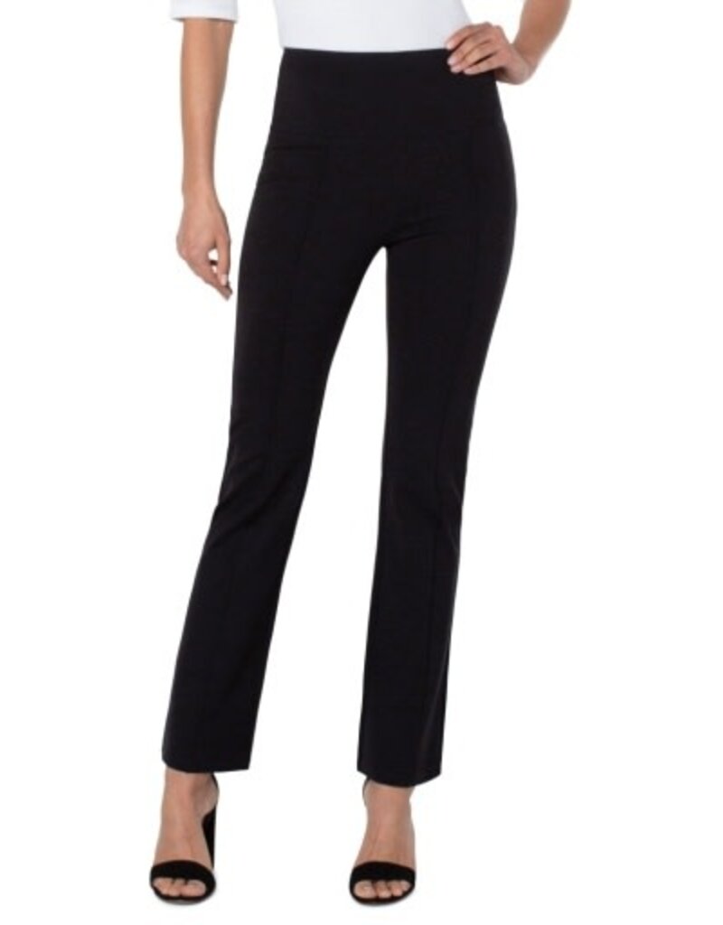 Liverpool Los Angeles Liverpool Pearl Full Length Flare with Pintucks