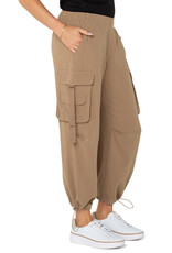 Liverpool Los Angeles Liverpool Cinch Hem Pull On Parachute Cargo Pants Palo Santo
