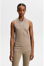 J.LINDEBERG - US J. Lindeberg Leya Sleeveless Top Brindle