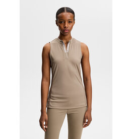 J.LINDEBERG - US J. Lindeberg Leya Sleeveless Top Brindle