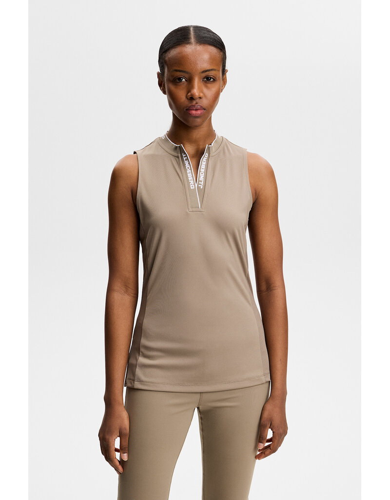 J.LINDEBERG - US J. Lindeberg Leya Sleeveless Top Brindle