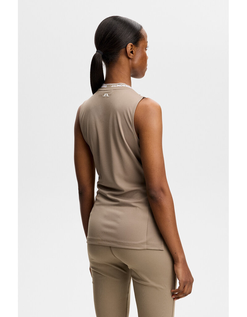 J.LINDEBERG - US J. Lindeberg Leya Sleeveless Top Brindle