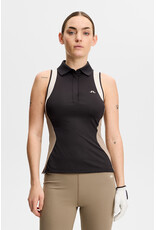 J.LINDEBERG - US J. Lindeberg Krissi Sleeveless Polo Black