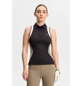 J.LINDEBERG - US J. Lindeberg Krissi Sleeveless Polo Black