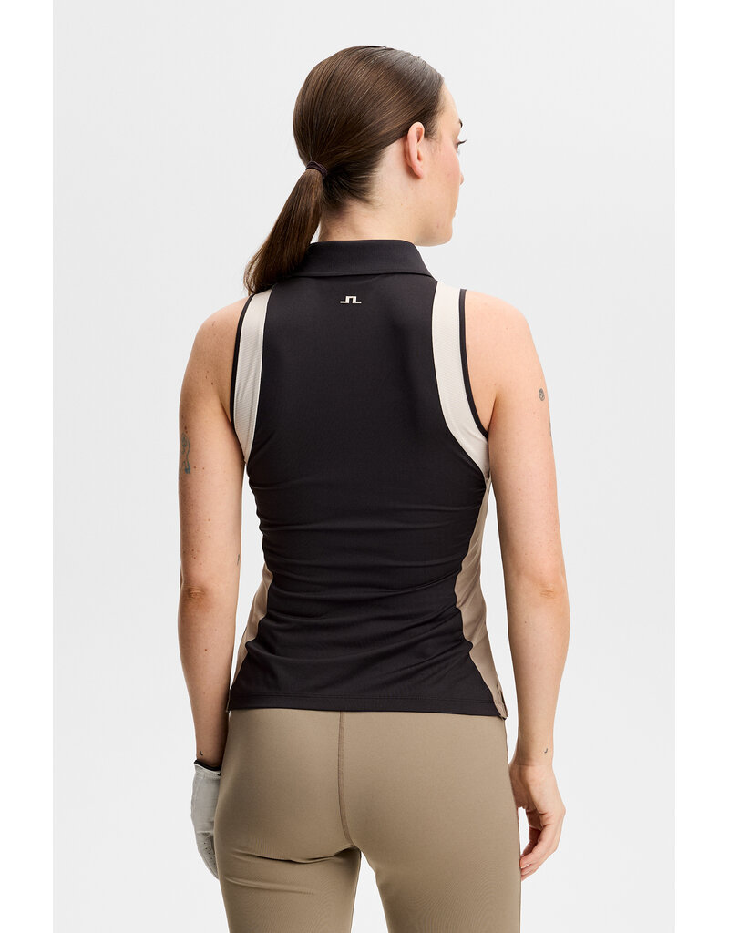 J.LINDEBERG - US J. Lindeberg Krissi Sleeveless Polo Black