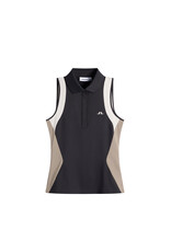 J.LINDEBERG - US J. Lindeberg Krissi Sleeveless Polo Black