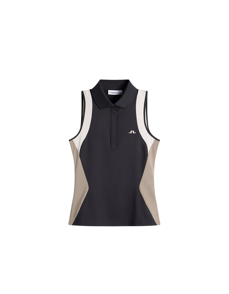 J.LINDEBERG - US J. Lindeberg Krissi Sleeveless Polo Black