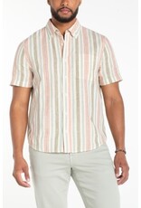 Liverpool Los Angeles Liverpool Short Sleeve Button Up Shirt Clay Sage Multi