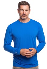 IBKul IBKul Solid Long Sleeve Crew Royal