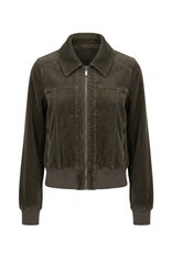 Liverpool Los Angeles Liverpool Zip Front Collared Bomber Jacket