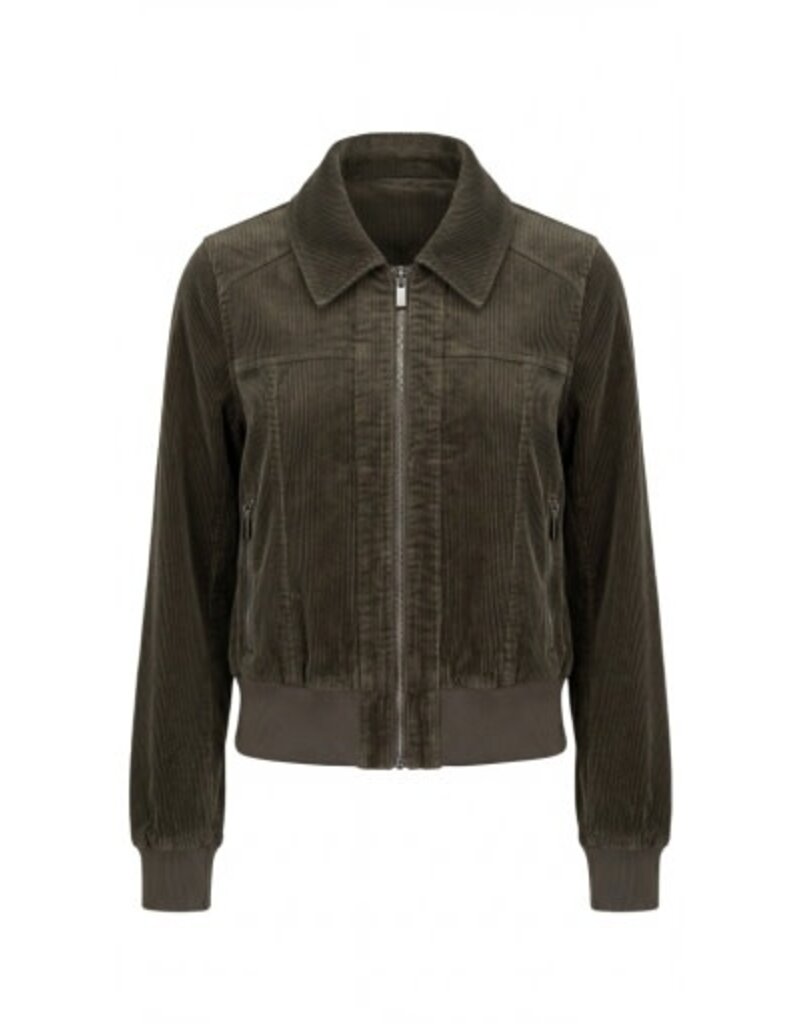 Liverpool Los Angeles Liverpool Zip Front Collared Bomber Jacket