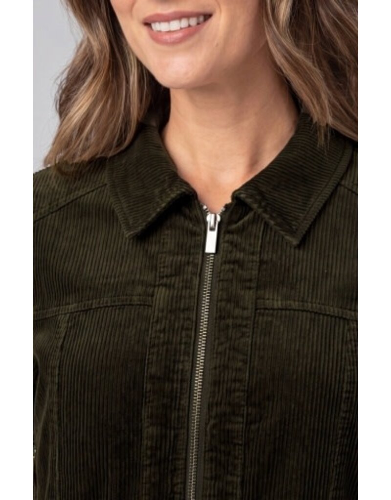 Liverpool Los Angeles Liverpool Zip Front Collared Bomber Jacket