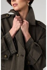 Liverpool Los Angeles Liverpool Cropped Denim Trench