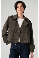 Liverpool Los Angeles Liverpool Cropped Denim Trench