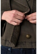 Liverpool Los Angeles Liverpool Cropped Denim Trench