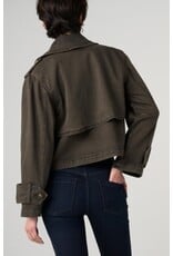 Liverpool Los Angeles Liverpool Cropped Denim Trench