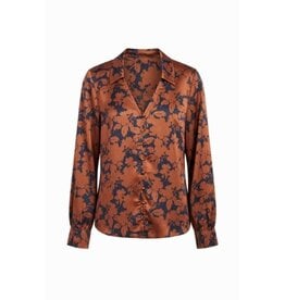 Liverpool Los Angeles Liverpool Long Sleeve Button Front Woven Blouse