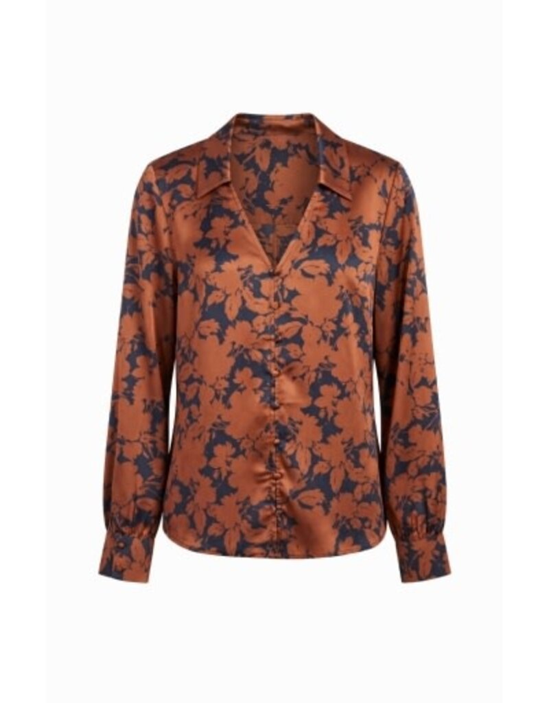 Liverpool Los Angeles Liverpool Long Sleeve Button Front Woven Blouse