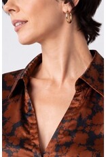 Liverpool Los Angeles Liverpool Long Sleeve Button Front Woven Blouse