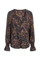 Liverpool Los Angeles Liverpool Long Sleeve Woven Blouse with Pintucks