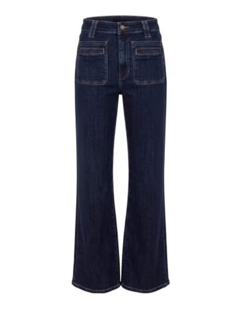 Liverpool Los Angeles Liverpool Hannah Flare with Vintage Patch Pockets 28in inseam